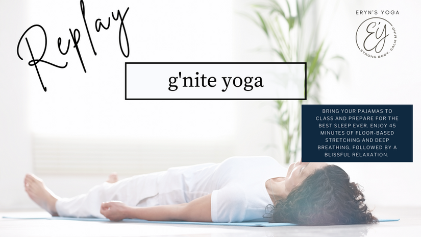 G'Night Yoga, Monday December 30, 2024